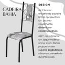 Ver imagem 5 de Conjunto Sala de Jantar Bahia Mesa Tubo 120x75cm Tampo Pedra Granito Topázio com 4 Cadeiras