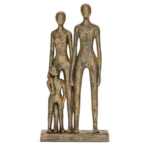 Escultura Familia Ouro Velho