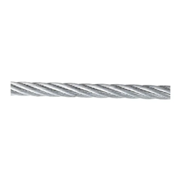 Cabo de Aco 3/8pol 9,5mm 6x19s Galv Alma de Fibra Vonder - 1