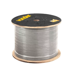 Cabo de Aco 3/8pol 9,5mm 6x19s Galv Alma de Fibra Vonder - 4