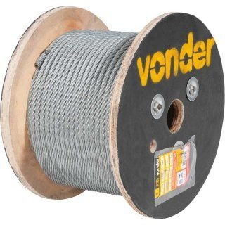 Cabo de Aco 3/8pol 9,5mm 6x19s Galv Alma de Fibra Vonder - 6