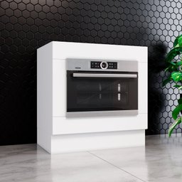 Balcão para Forno de Embutir sem Tampo Emily Espresso Móveis - 1