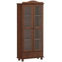 Ver imagem 2 de Armario Vitrine Portas De Vidro Madeira Maciça 8932 Rubi Cafe FNT