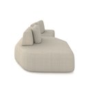 Ver imagem 6 de Sofá Ilha Dakota 2 Módulos 280cm Encostos Almofadas Soltas Bouclê Bege G33 - Gran Belo