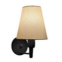 Ver imagem 1 de Lustre Pendente Quadrado Vivare Md-4075 Cúpula em Tecido 30/50x50cm - Bivolt Preta-algodão Crú