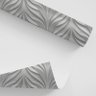Papel de Parede Efeito Gesso 3D Desenho Vertical Cinza 2,75m - 3