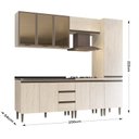 Ver imagem 3 de Cozinha 5 Peças 10 Portas Greta Bege/Crema