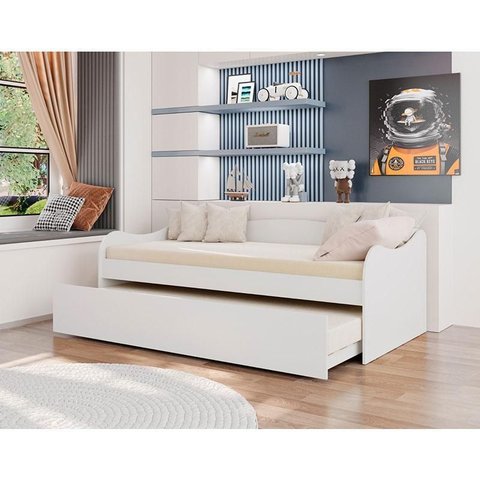 Bicama Babá Ambiente Ariel Branco Acetinado – Carolina