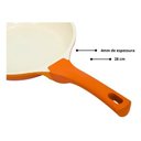 Ver imagem 2 de Frigideira Laranja Cook&chef Cerâmico Inox 2,7l 28cm Mimo