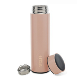 Garrafa Térmica de Aço Inox C/ Termômetro em Led Rosé 500ml Rojemac - 2