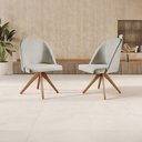 Ver imagem 1 de Kit 2 Cadeiras Giratória Lua