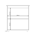 Ver imagem 5 de Balcão de Cozinha para Cooktop 5 Bocas Lara com 2 Nicho para Forno e Microondas - Branco