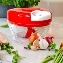 Ver imagem 3 de Kit Cozinha com Escorredor Retrátil de Silicone, Processador de Alimentos Manual e Luva Térmica
