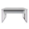 Mesa de Trabalho para Escritório 2 Lugares Cinza 1,35m F5 - 5