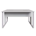 Ver imagem 5 de Mesa de Trabalho para Escritório 2 Lugares Cinza 1,35m F5