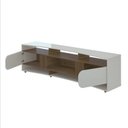 Ver imagem 4 de Rack para TV até 86 Polegadas MDF 220cm 2 Portas Elegance Bege