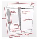 Ver imagem 3 de Balcão Bancada Bar Mdf para Embutir Adega