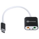 Ver imagem 3 de Adaptador Fone de Ouvido P2 3.5mm Duas Vias para Usb Tipo C Fone + Microfone- Adfmusbtc