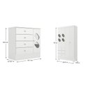 Ver imagem 3 de Quarto Infantil com Guarda Roupa e Cômoda Stella