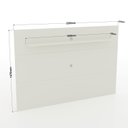 Ver imagem 3 de Painel para TV até 85 Polegadas com 220cmx147cm Led Cooper Cinza Bege Dunas/Carvalho