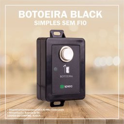 Botoeira sem Fio Black 433,92 - Ipec - 3