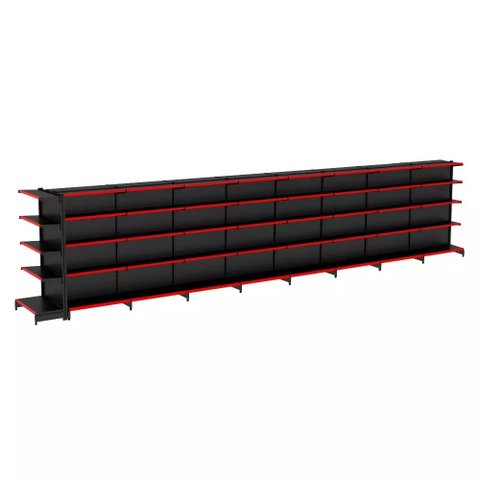 Gondola Centro 170 Fit Ate 8 Metros 1 Ponta Preto 85b Pe Vermelho