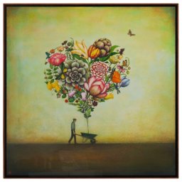 Big Heart Botany Canaleta 80x80cm Preta - 2