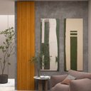 Ver imagem 7 de Painel Ripado em Barra 250cm x 46cm 100% MDF Majestade Marrom/Marrome Gelius Móveis