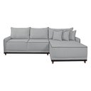 Ver imagem 5 de Sofá Linho 3 Lugares 264cm com Chaise Lado Direito e Kit Usb Barra