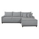 Ver imagem 5 de Sofá Linho 3 Lugares 264cm com Chaise Lado Direito e Kit Usb Barra