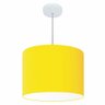 Pendente Cilíndrico Amarelo MJ-4146 Para Mesa de Jantar e Estar - 1