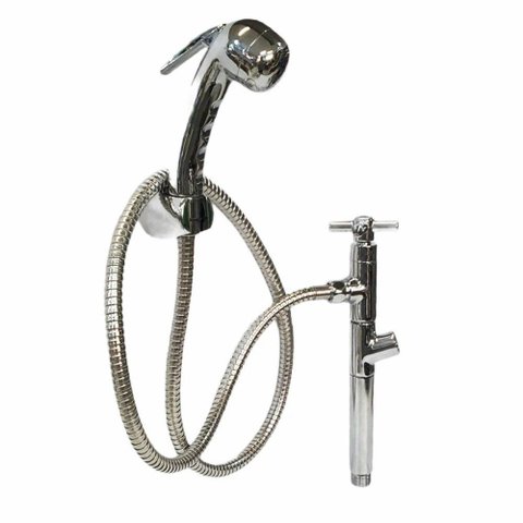 Registro Ducha Higiênica com Derivação Ponto Pex no Chão Cromado - 2300395K120