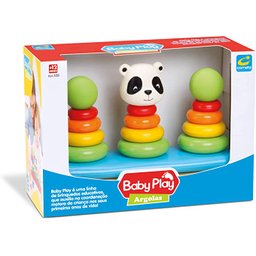 Brinquedo para Bebês Argolas Baby Play Trio Cometa - 1