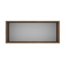 Ver imagem 2 de Armário Aéreo 80 Cm 1 Porta Basculante Rustic/Branco Veludo