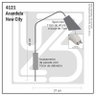 Arandela New City Articulada 180º - Bronze - 9