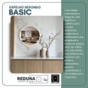 Ver imagem 6 de Espelho Redondo 40cm Moldura em Alumínio - Branco