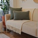 Ver imagem 3 de Capa de Almofada Atelier Cordão Retangular Verde 50x30