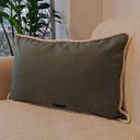 Ver imagem 2 de Capa de Almofada Atelier Cordão Retangular Verde 50x30