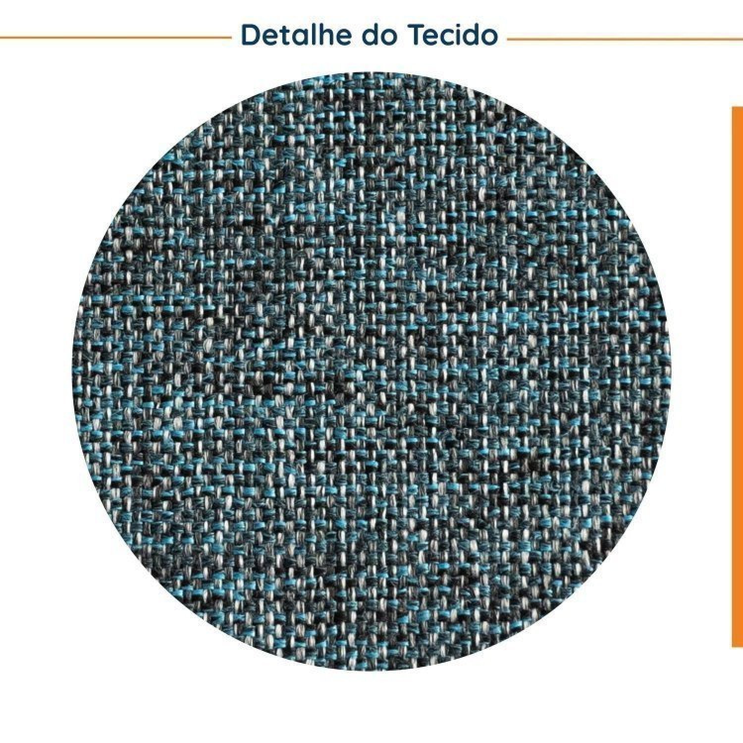 Conjunto Sofá 2 Lugares com USB e 2 Poltronas em Linho Antúrio CabeCasa MadeiraMadeira - 13