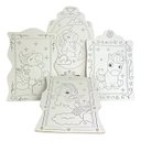 Ver imagem 1 de Brinquedo Kit de Pintura Infantil Cavalete Avental Unicórnio