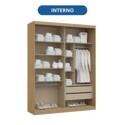 Guarda-roupa Casal 2 Portas Elegance - 5