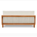 Ver imagem 7 de Sofá Varanda Samoa Madeira Maciça 02 Lugares com Cordas Náutica Linho Natural - Desk Design