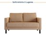 Conjunto Sofá 2 Lugares com USB e 2 Poltronas em Linho Antúrio CabeCasa MadeiraMadeira - 7