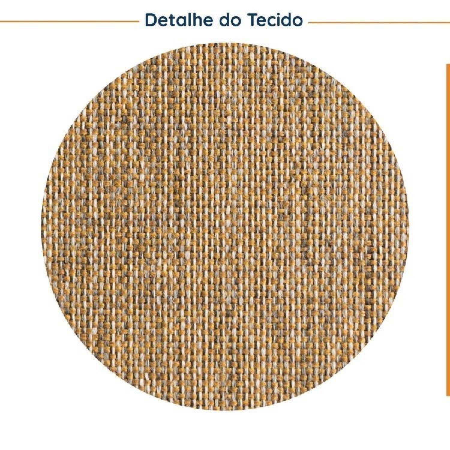 Conjunto Sofá 2 Lugares com USB e 2 Poltronas em Linho Antúrio CabeCasa MadeiraMadeira - 13