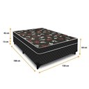 Ver imagem 2 de Cama Box Casal Conjugada Ortopédico (5cm) Colchão Dos Sonhos