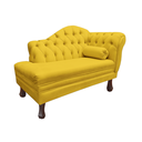 Ver imagem 3 de Recamier Sofá Esquerdo Larissa 120cm Sala Corano Amarelo - Incasa Decor