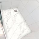 Ver imagem 2 de Kit Adesivo Piso Box Banheiro Vinil Antiderrapante Branco