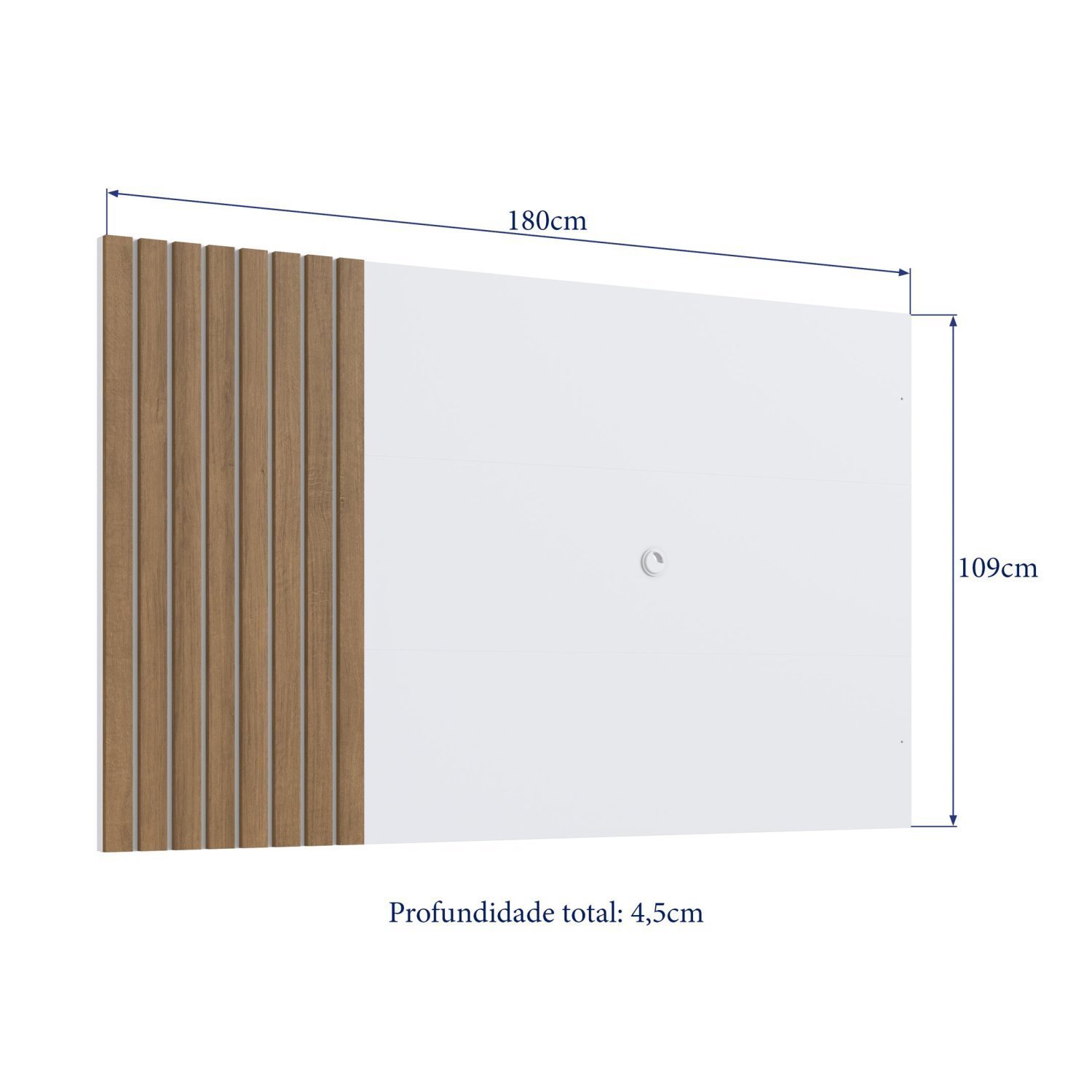 Painel Para Tv até 65 Polegadas Ripado 180cm - 4