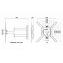 Ver imagem 6 de Suporte Articulado para Tv de 26 a 55 A02v4n Elg Preto