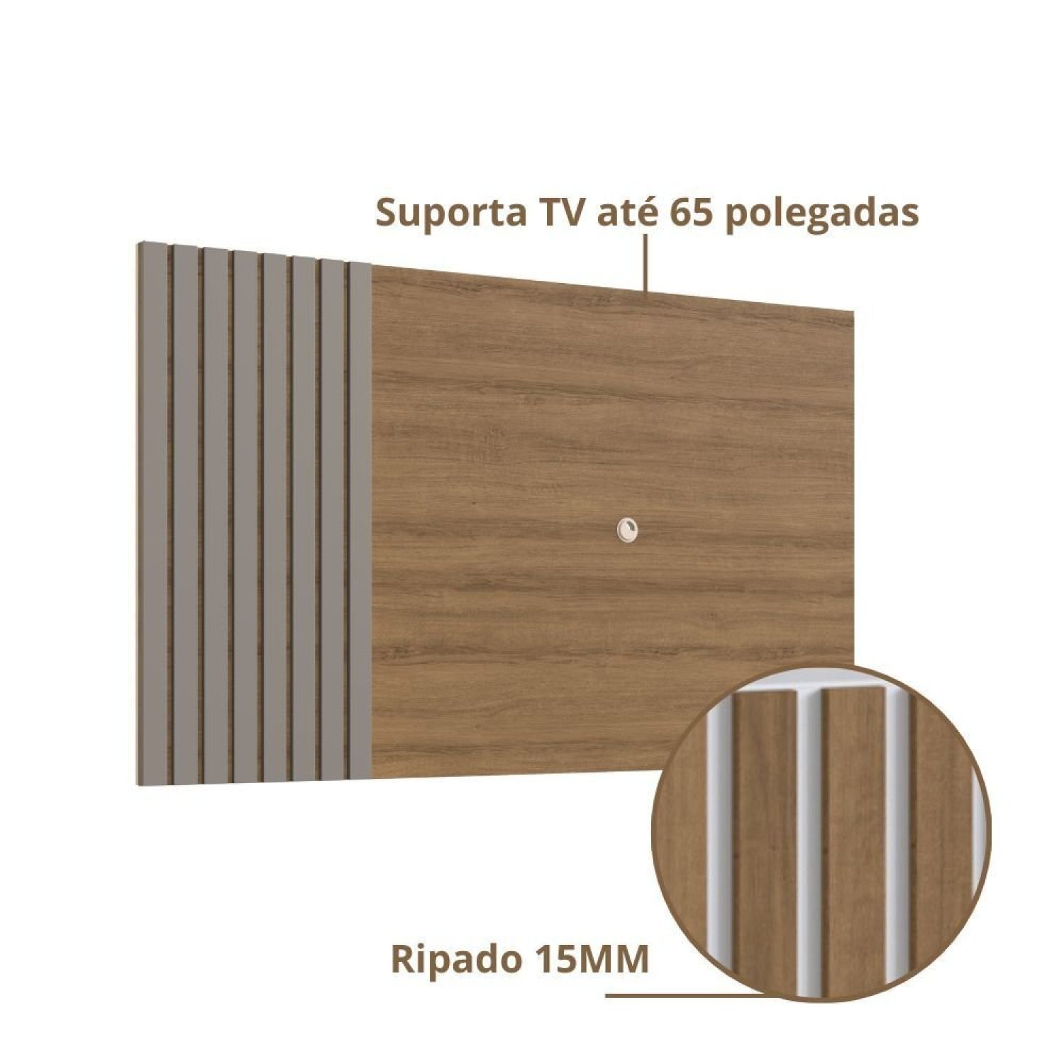 Painel Para Tv até 65 Polegadas Ripado 180cm - 3